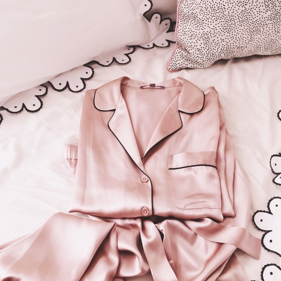 Other - NWT Pink Satin Pajama Set PERFECT GIFT- RESTOCKED!